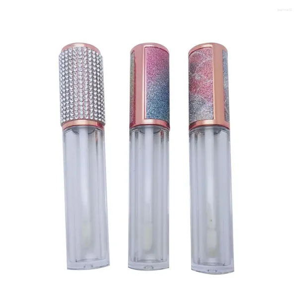 Bouteilles de rangement Conteneurs de brillant à lèvres en vrac avec baguette 35 pièces 5 ml de tubes vides