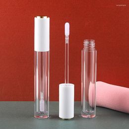 Opslagflessen lipglossbuis vervangen lege glazuurfles lippenstift 4 ml siliconen borstel transparante honingcontainer cosmetica