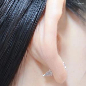 Opslagflessen /Lot oorringpluggen Soft Silicone Rubber Anti-off Earring Stoppers Body voor het maken van juwelenbevindingen accessoires