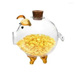 Bewaarflessen Mooie Varken Glazen Pot Kleine Wensfles Gouden Bonen Borosilicaat Honing Retourgeschenken