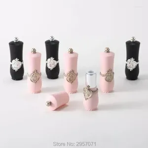 Bouteilles de rangement luxe à rouge à lèvres vide tube rose noir maquillage lèvres contenant des contenants cosmétiques mini-bricolage pour filles 20pcs / lot