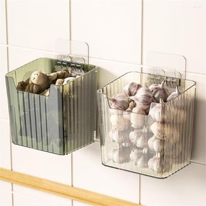 Bouteilles de rangement organisateur de maquillage gingembre ail réfrigérateur porte latérale poinçon boîte gratuite porte-cuillère panier de tri