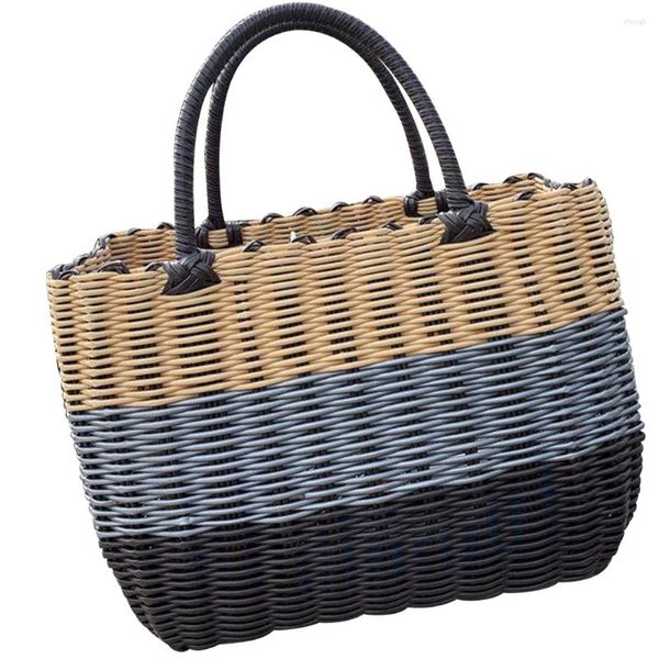 Bouteilles de rangement Sac de transport pour hommes Panier d'articles divers Paniers de bureau Table de ménage Conteneur Cuisine Salon Organisation tissé