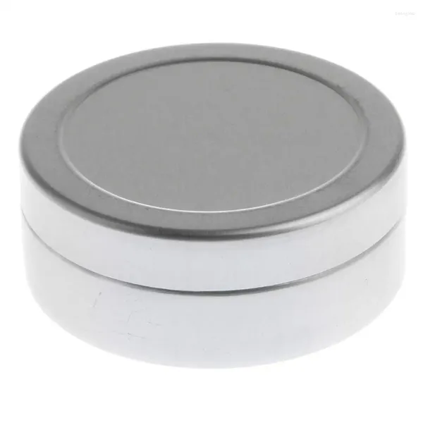 Bouteilles de rangement Enveloppes métalliques avec couvercles 0pcs Étui en aluminium vide pour les conteneurs de voyage de maquillage de la cuisine