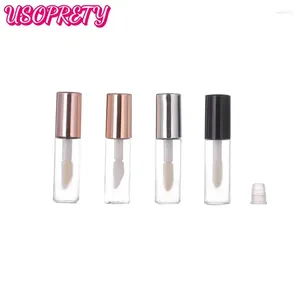 Bouteilles de rangement mini brillant à lèvres rechargeable Glaze Cosmetics Emballage Emballage Contassement Libstick Liquid Tubes DIY Lip Gloss Makeup Tool