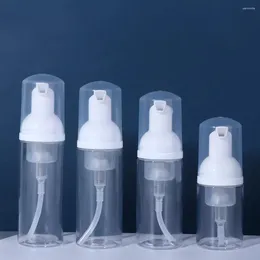 Botellas de almacenamiento mini champú jabón de jabón espuma de espuma botella de limpiador de pestañas vacío Dispensador de viaje de viaje de espuma recargable
