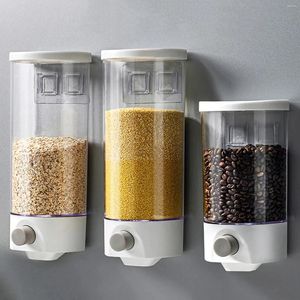 Bouteilles de stockage, réservoir de grains divers pour fruits secs, outil de cuisine mural Transparent étanche à l'humidité