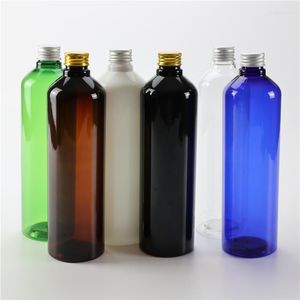 Botellas de almacenamiento Multicolor 500ML X 10 Envases de cosméticos vacíos Plástico con tapón de rosca de aluminio Cuidado personal Tóner para mascotas Hidrosol