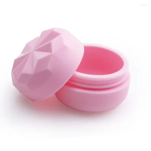 Bouteilles de stockage Pot de crème en silicone multifonction Boîte de cosmétiques étanche durable Emballage de soins de la peau polyvalent Maquillage vide portable