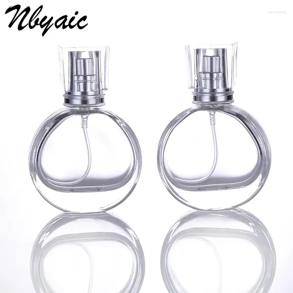 Bouteilles de rangement nbyaic1pcs25 ml bouteille de parfum de cristal mini garantie de voyage portable pulvérisation