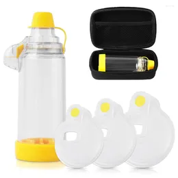 Opslagflessen Optioneel Aerosol Kamerkwaliteit Siliconen Aerochamber Astma Spacer Inhalator Met Zak Voor Kind Volwassene