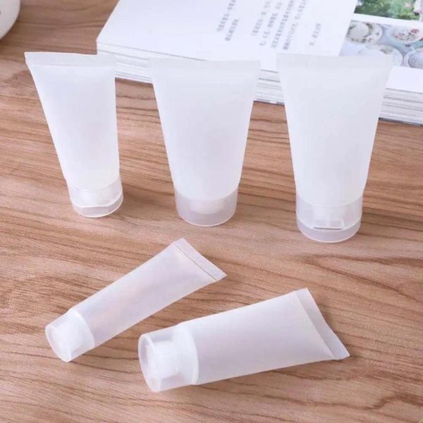 Bouteilles de rangement Organisateurs tubes en plastique Crème Crème Rechargeable Récipient de maquillage de bouteille vide
