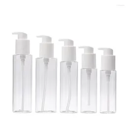 Bouteilles de rangement Emballage Conteneur Clear Plastic Bottle Lotion White Puy Pompe 100ml120ml150ml200ml250ml Shampooing Refipillable 20pieces