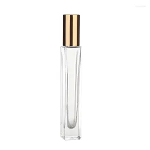 Opslag Flessen Parfum Fles Hervulbare 10 ml Lege Cosmetische Containers Roller Helder Glas Reizen Stalen Bal Roll On 25 stuks