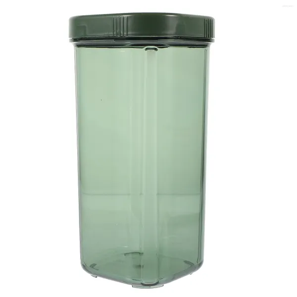 Botellas de almacenamiento Pet Frasco hermético Frascos Tapas Cajas Contenedor de vidrio de azúcar Recipientes de plástico de té suelto Ropa Organizador transparente Dulces