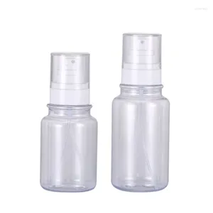 Opslagflessen Pet Plastic Spray Bottle transparante toner water vloeistof alcohol handdesineling 120 ml 170 ml 10 stc cosmetische fijne mist