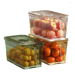 Botellas de almacenamiento Cajón de refrigerador de mascotas Tipo de fruta de vegetales Sello de fresco Home Free Food Gradeer Organización Contenedores
