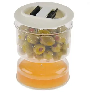 Bouteilles de rangement Jar Jar Plastic Noman Organisateur de sablier fiable à l'épreuve des fuites pour la cuisine