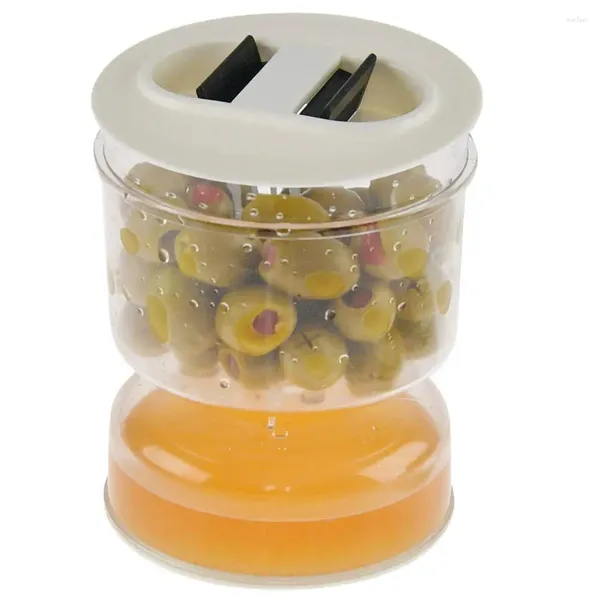 Bouteilles de rangement Jar Jar Plastic Noman Organisateur de sablier fiable à l'épreuve des fuites pour la cuisine