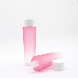 Opslagflessen Roze schaduw Harsachtige fles Gradient Ramp 200ML vloeistofpipet Hervulbare tonercontainer