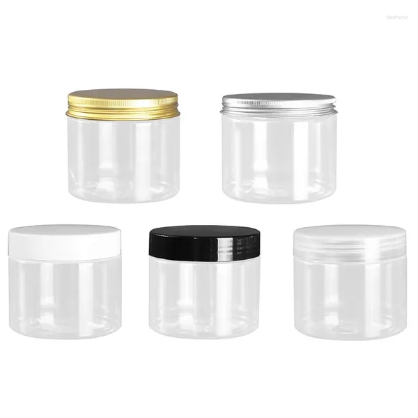 Bouteilles de rangement Diamètre de bouteille en plastique 68 mm Emballage vide 150 ml 35pcs Jar crème Récipient transparent portable rechargeable cosmétique