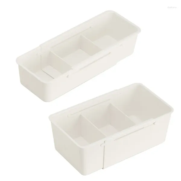 Bouteilles de rangement boîte en plastique Diviseur de panier Conteneur domestique pour sous-vêtements PAPIRESS