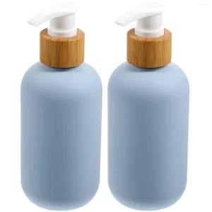 Bouteilles de stockage distributeur de pompe en plastique shampooing revitalisant récipient rechargeable salle de bain douche Lotion de lavage du corps savon pour les mains