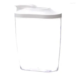 Bouteilles de stockage en plastique scellé distributeur de céréales boîte fraîche cuisine transparente alimentaire bidon grain riz conteneur bel organisateur CNI