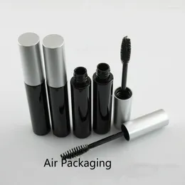 Opslagflessen plastic superieure graad lege mascara buis zwart 10 ml 50 stcs cosmetische wimpers crème container oogcontainers
