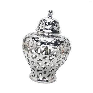 Bouteilles de rangement pot de gingembre en porcelaine, Vase en céramique, Collection artisanat centres de Table