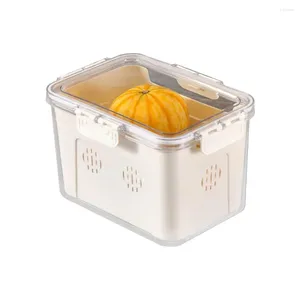 Bouteilles de stockage, boîte Portable, plateau de service divisé avec poignée de couvercle, réfrigérateur de qualité alimentaire sans Bpa pour les repas