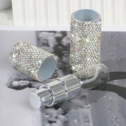 Bouteilles de rangement Portable Perfume pulvérisation bouteille rechargeable des flacons d'échantillon de fuite de fuite incrustés en strass de distributeur inférieur à la ramine