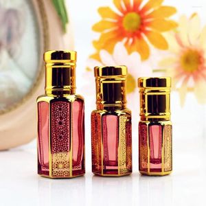 Bouteilles de rangement Travel Portable Mini Cosmetics Perfume Bouteille Verre Essential Huile Rouleau
