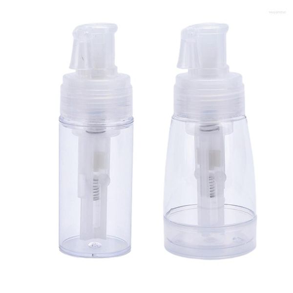 Botellas de almacenamiento Prensa Bomba Polvo Atomizador Botella Vacía Reutilizable Gota