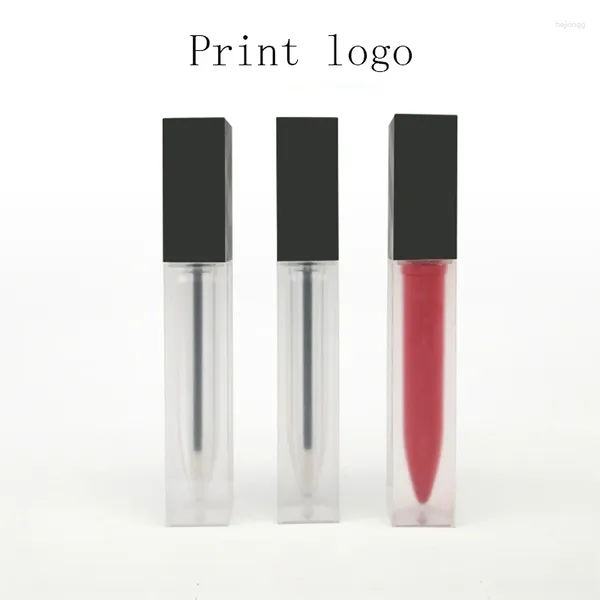 Bouteilles de rangement imprimer votre logo 50pcs 5 ml bouteille à lèvres vide bricolage bricolage à lèvres Récipient de gloss