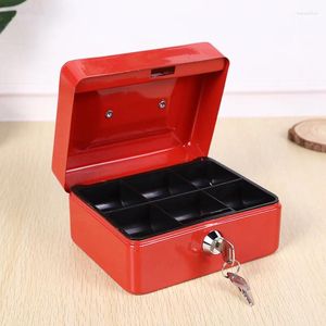 Bouteilles de stockage protable clés de casier sûr en toute sécurité boutique en acier mini boîtier de sécurité tiroir en espèces