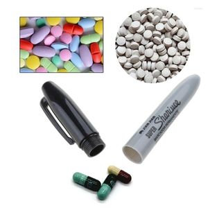 Bouteilles de rangement Boîte à conteneurs de forme de stylo réaliste pour cacher l'argent des bijoux cachés cachettes secrètes