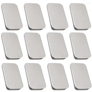 Opslagflessen rechthoekige dia top mini lip schuifdeksel push-pull tin doos metalen containers snoepjes sieraden ambachten