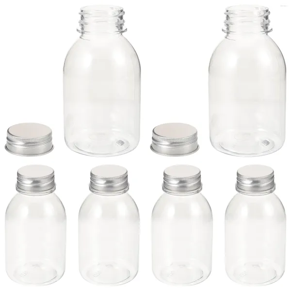 Bouteilles de rangement jus rechargeable de petites couvercles de bouchons de boisson réutilisables mini réfrigérateur réfrigérateur