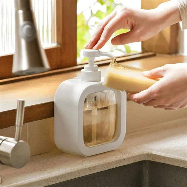 Bouteilles de rangement rechargeable Distor de savon liquide Shampooing à la main Bottling Bottling Press Type Home Bathroom Gel Bottle Bottle