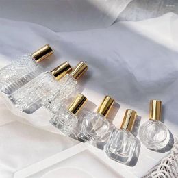 Botellas de almacenamiento Botella de perfume recargable Multifuncional Vacío de 10/12 ml de recipiente cosmético portátil