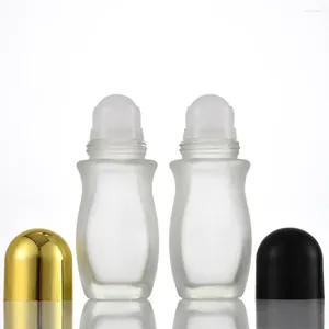 Botellas de almacenamiento reemplazo de rodillo recargable reutilizable aceites esenciales de aceites esenciales contenedores de desodorante de fuga