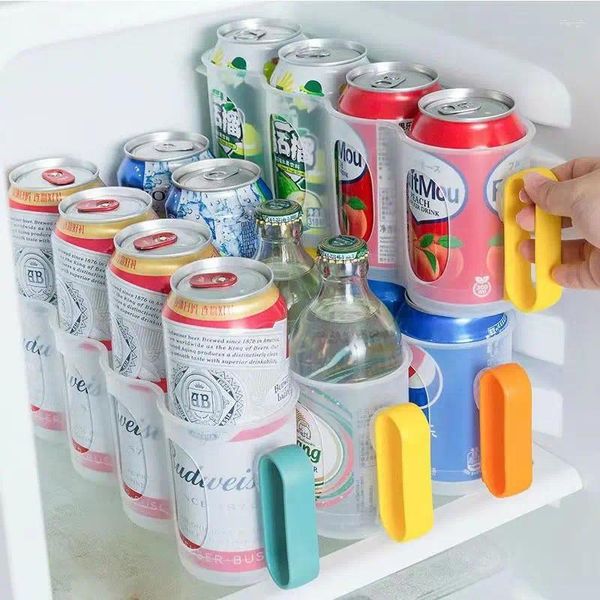 Bouteilles de rangement réfrigérateur Boîte de boisson bière cola et autres boîtes de boissons Artefact de style tiroir en couches