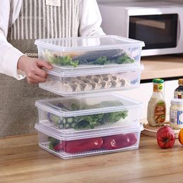 Opslagflessen koelkast organizer scherper keukendoos fruit eier koelkast containers voor pantry vriezer benodigdheden