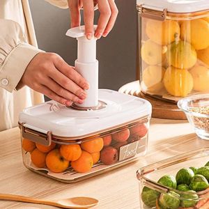 Storage Bottles Reusable Food Preservation Vacuum Box Leak-proof Container Electric Pump For Kitchen Fridge