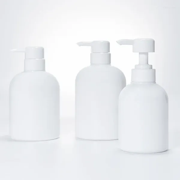 Botellas de almacenamiento Champú y acondicionador reutilizable para dispensador de jabón de baño de pared de ducha con recipiente de loción de prensa recargable de bomba