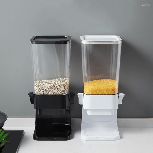 Bouteilles de rangement réutilisables Pet Dry Food Container Cuisine Boîte de couvercle scellé en plastique