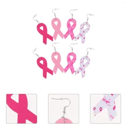 Bouteilles de rangement Ribbon Pu Oreadings Femme créative Femme Sensibilisation au sein Jewelry Pink Shape Novelty Sangle