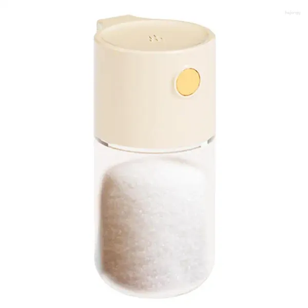 Bouteilles de rangement Salt Shakers 180 ml Visible en verre Assaisonnement étanche à l'air 0,5 gram