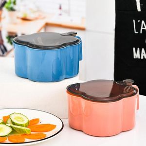 Opslagflessen zout suiker peper container bbq kook kruiden organizer kruiderijpot jar sesam fles met deksel kruidenboxen kruiden